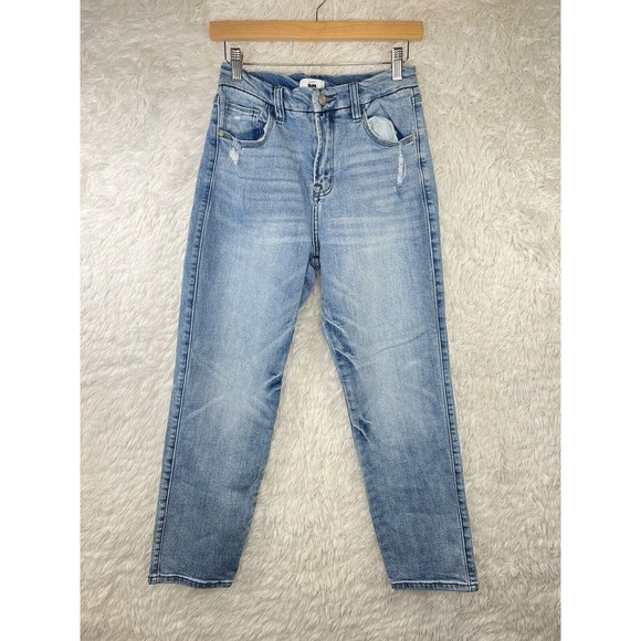 I & M Jeans Signature Women’s Size 9 Regular Stretch Skinny Distressed Ripped - Picture 1 of 16